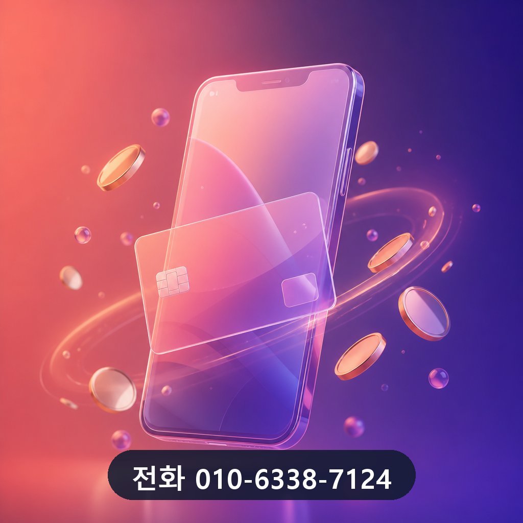 신용카드 포인트 현금화 대표 이미지 · 문의 010-6338-7124
